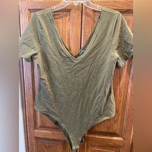Olive Green Bodysuit